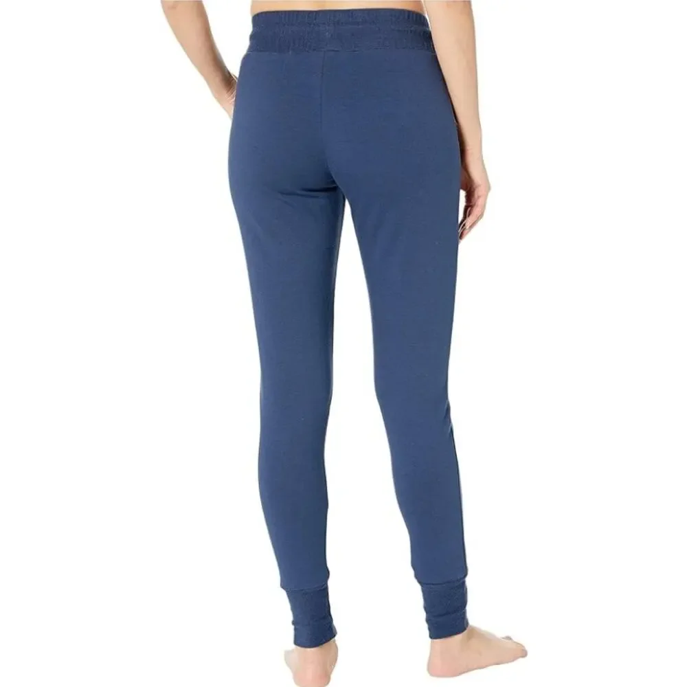 FREE PEOPLE FP MOVEMENT Sunny Skinny Sweatpants Elastic Waist Navy Blue Womens M